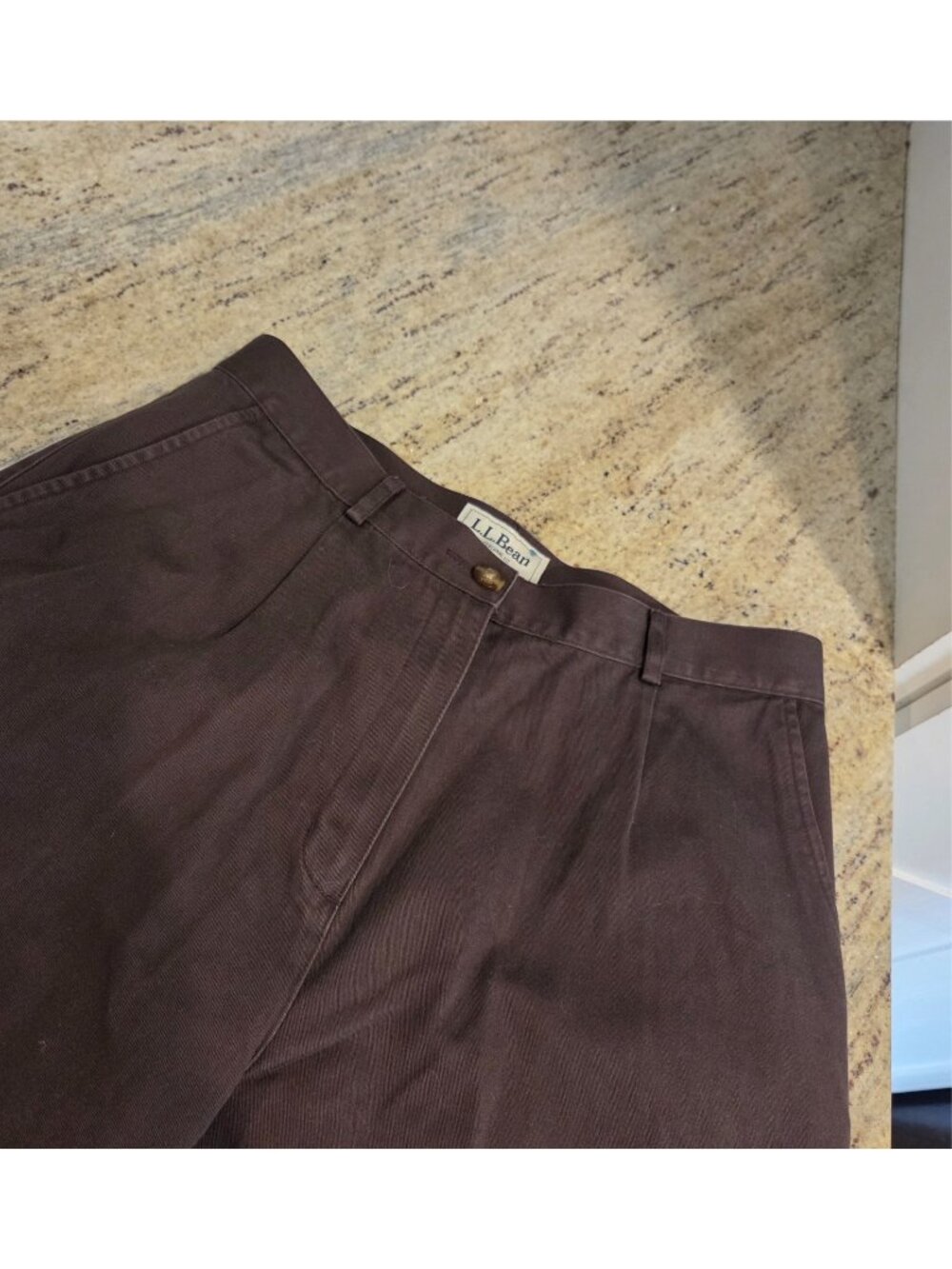 Lot of 2 LL Bean Women’s Size 12 Pants Original Fit Pants & Blue Walking Shorts - Picture 14 of 16